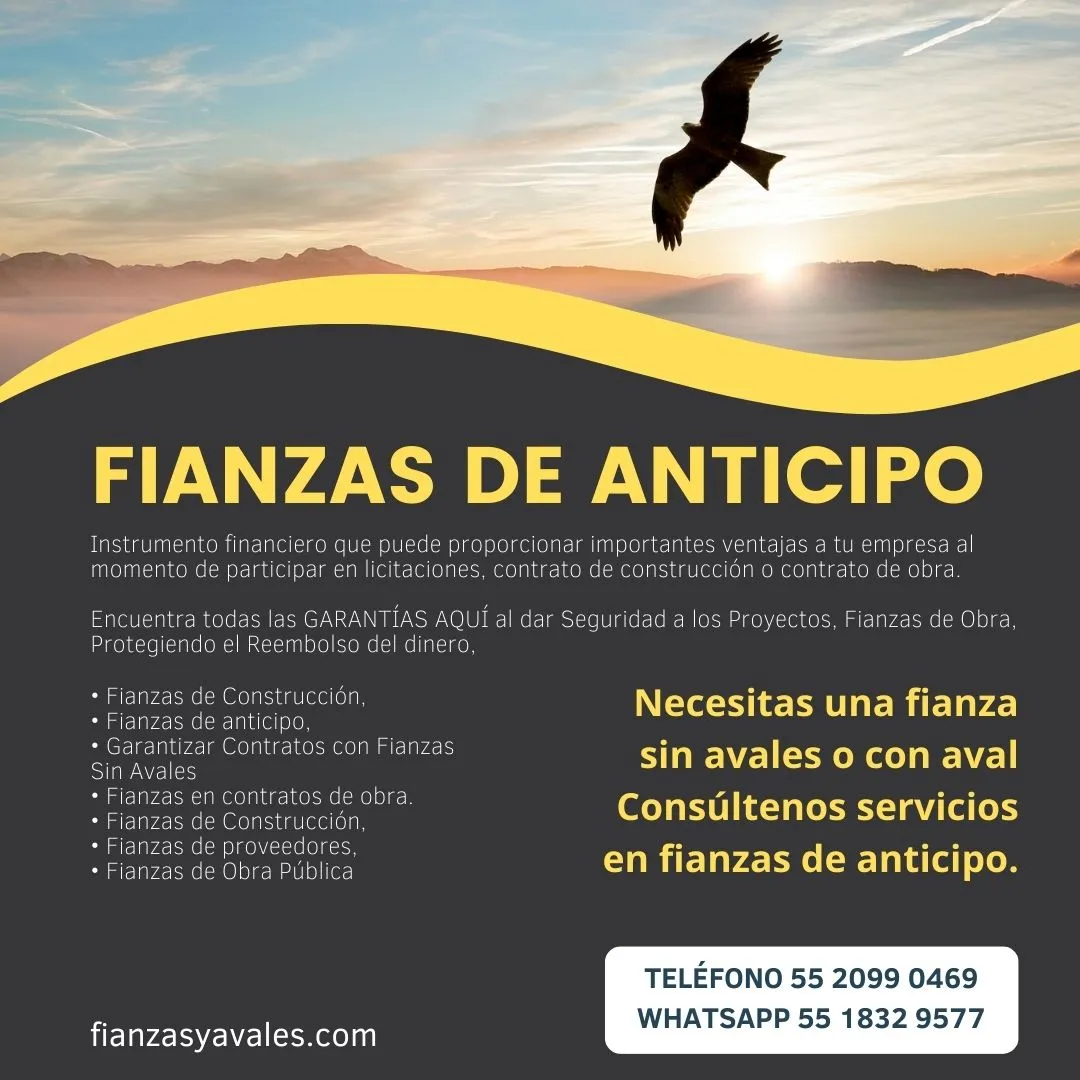 Fianzas de Anticipo 1 Fianzas de anticipo